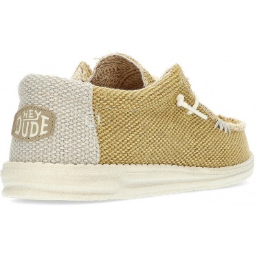 MOCASSINI CON TRECCE DUDE WALLY OCRE