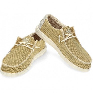 MOCASSINI CON TRECCE DUDE WALLY OCRE