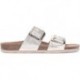 Sandali in pelle INTERBIOS 7232 PLATINO