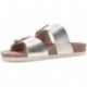 Sandali in pelle INTERBIOS 7232 PLATINO