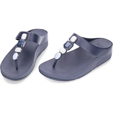 Sandali da donna FITFLOP Fino Multi-Stone IU9 MIDNIGHT_NAVY