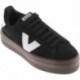 Victoria 1092171 Barcelona Suede Sneakers da donna NEGRO