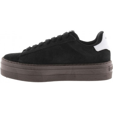 Victoria 1092171 Barcelona Suede Sneakers da donna NEGRO