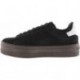 Victoria 1092171 Barcelona Suede Sneakers da donna NEGRO