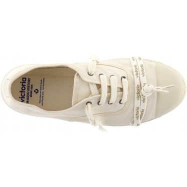 Scarpa sportiva unisex Victoria 1661100 in tela tinta inglese COTTON