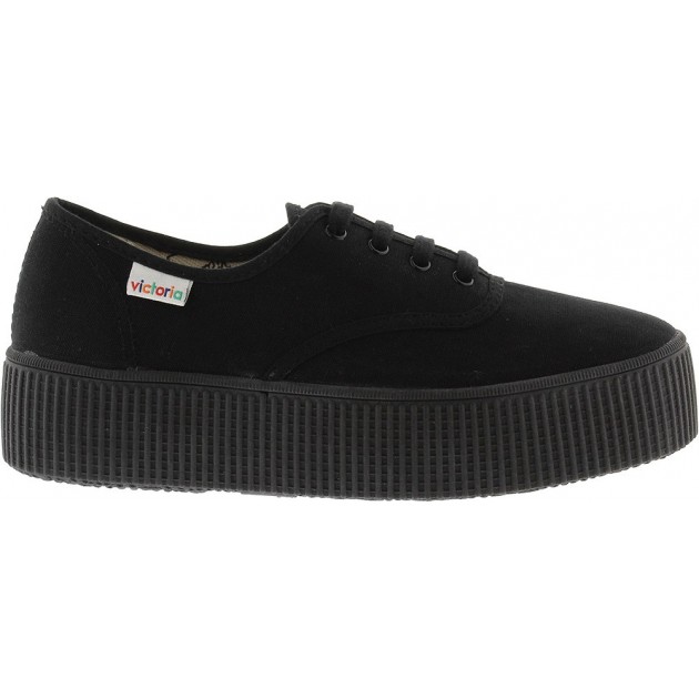 Victoria 1116101 Scarpa sportiva da donna con doppia tela NEGRO Victoria 1116101 Scarpa sportiva da donna con doppia tela NEGRO