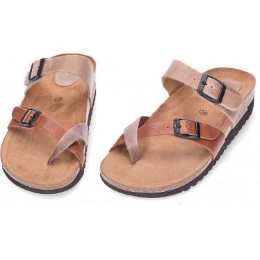 Sandali in pelle INTERBIOS 7212MM MULTICOLOR