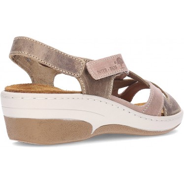 Sandali intrecciati Interbios 3017 KAKI_BEIG