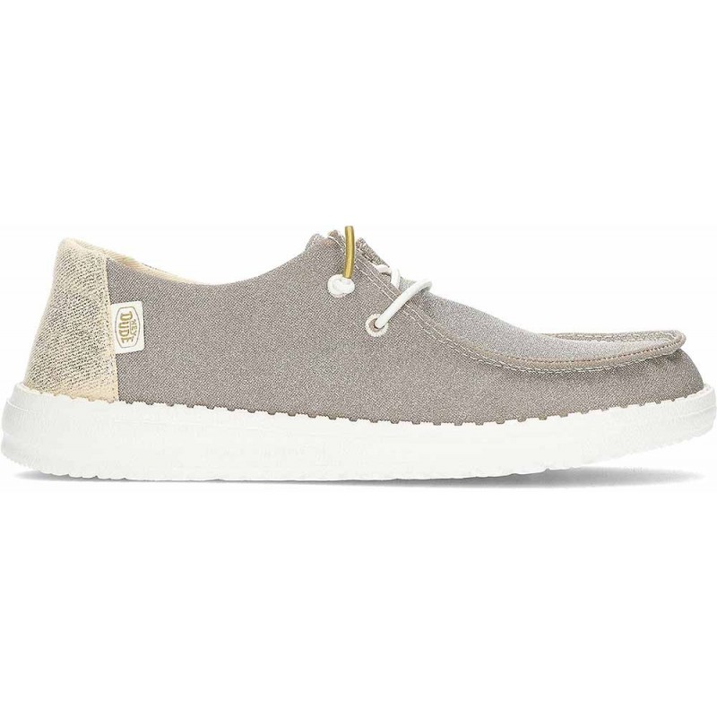 HEY DUDE Scarpe da donna metallizzate scintillanti HD41082 GOLD