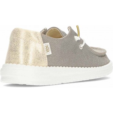 HEY DUDE Scarpe da donna metallizzate scintillanti HD41082 GOLD