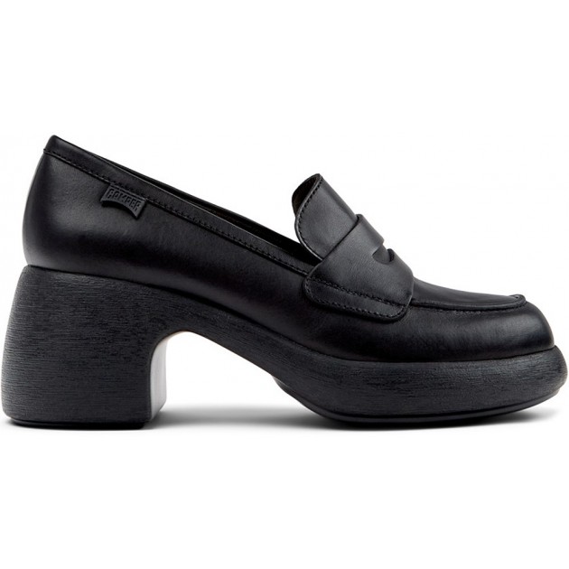Mocassini con tacco CAMPER Thelma K201787 NEGRO_001 Mocassini con tacco CAMPER Thelma K201787 NEGRO_001