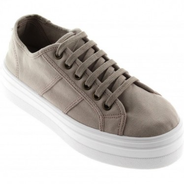 Scarpe sportive con plateau Victoria 1092138 Barcelona BEIGE