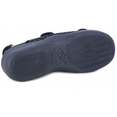 Pantofole da casa Doctor Cutillas 21792 Autoadesive MARINO