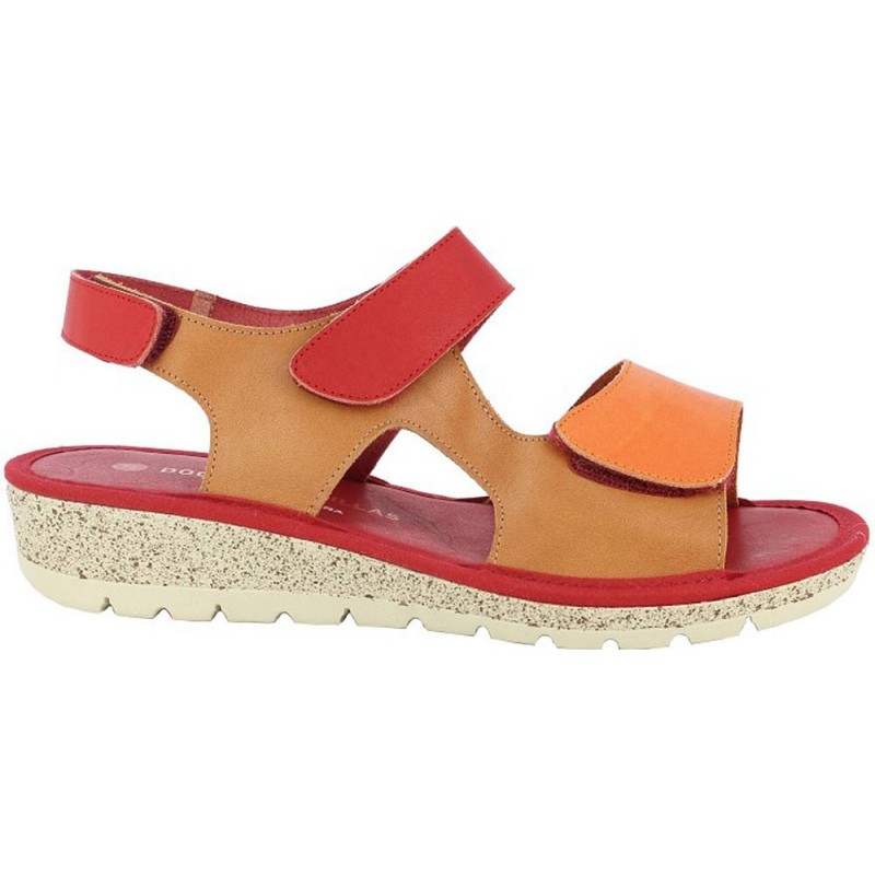 Sandali da donna Doctor Cutillas 35322 Autoadesivi ROJO