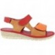Sandali da donna Doctor Cutillas 35322 Autoadesivi ROJO