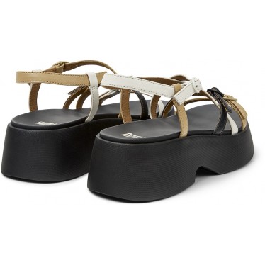 Sandali in pelle CAMPER Twins K201713 NEGRO_004