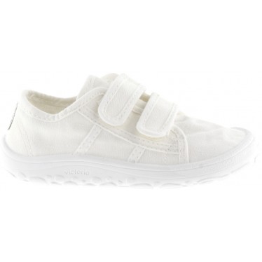 Scarpe sportive a piedi nudi per bambini Victoria 1370111 Bosco Basket BLANCO