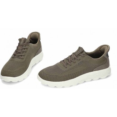 Scarpe da ginnastica GEOX Spherica Plus U55MPA da uomo MILITARY