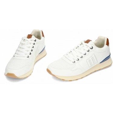 Scarpe sportive da uomo MTNG Porland 84755 WHITE