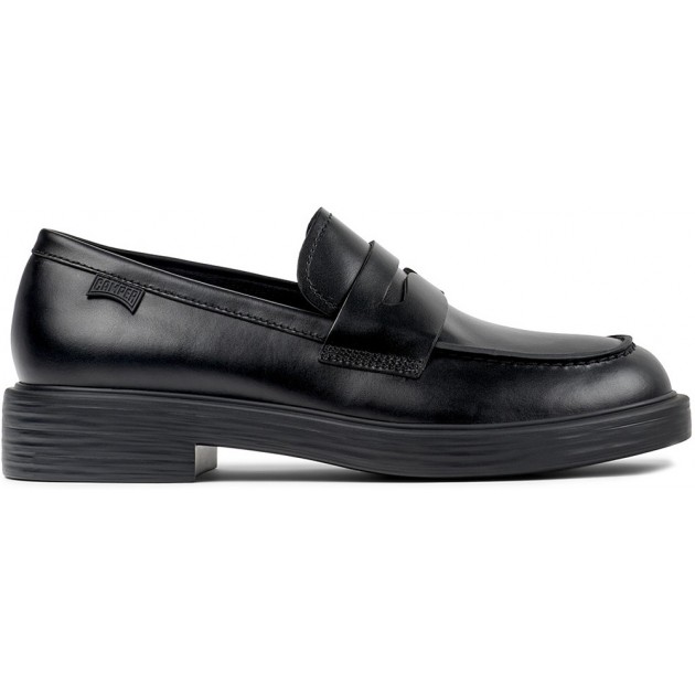Mocassini in pelle stile nautico CAMPER Dean K101045 NEGRO_001 Mocassini in pelle stile nautico CAMPER Dean K101045 NEGRO_001