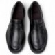 Mocassini in pelle stile nautico CAMPER Dean K101045 NEGRO_001