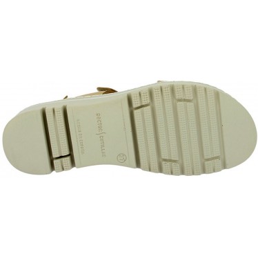 Sandali da donna Doctor Cutillas 36150 Autoadesivi PLATINO