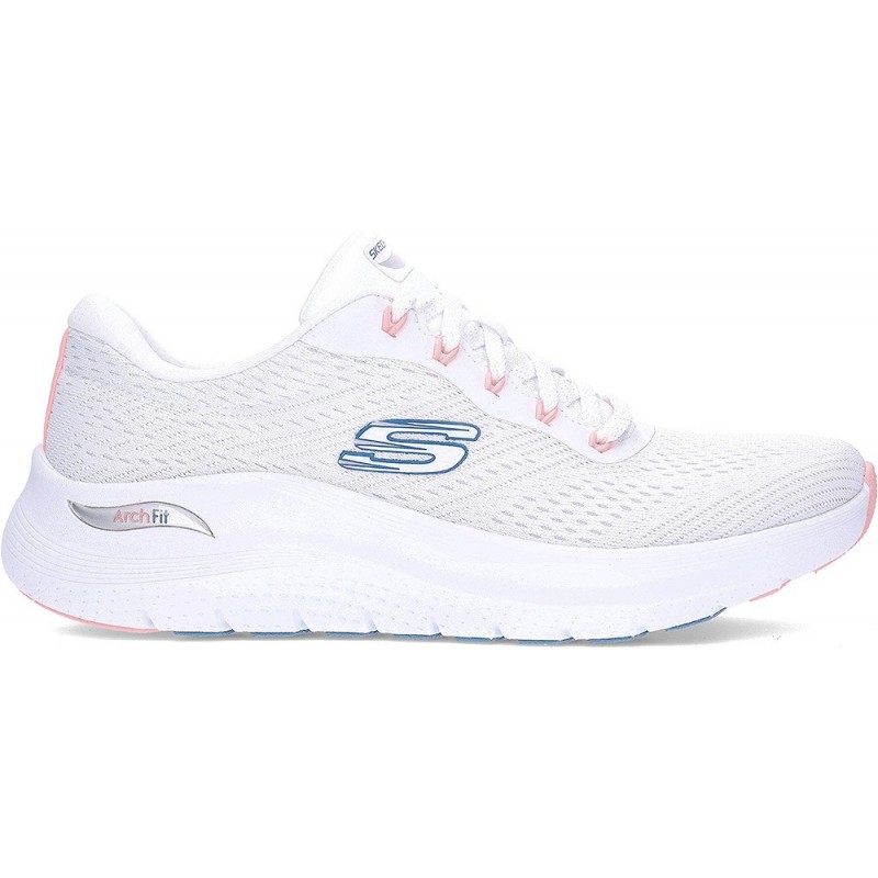 SKECHERS Sneakers Archfit da donna modello 150051 WHITE_PINK