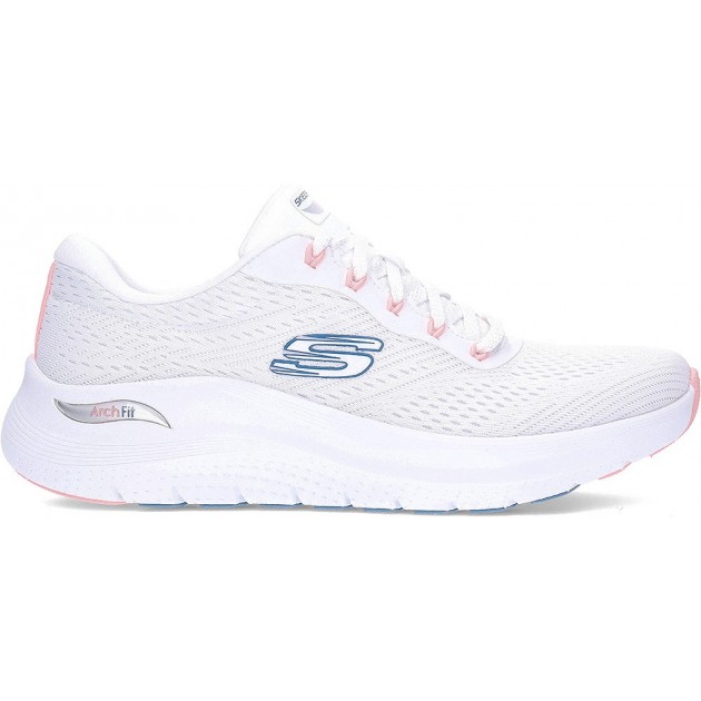 SKECHERS Sneakers Archfit da donna modello 150051 WHITE_PINK SKECHERS Sneakers Archfit da donna modello 150051 WHITE_PINK