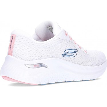 SKECHERS Sneakers Archfit da donna modello 150051 WHITE_PINK
