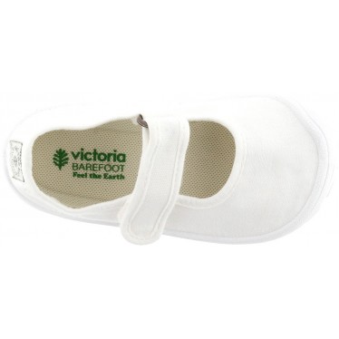 Rispettosa Mary Janes VICTORIA BAREFOOT BOSCO 1370109 BLANCO