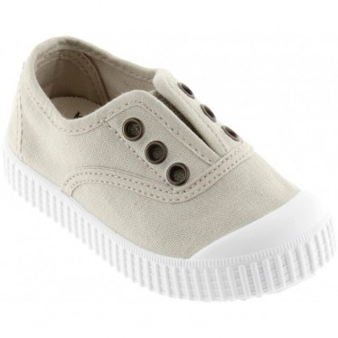 Sneakers unisex in tela Victoria 106627 Elastico Inglese HIELO