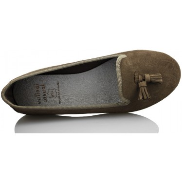 VULLADI BAILARINAS CASUAL COMODAS W  MARRON