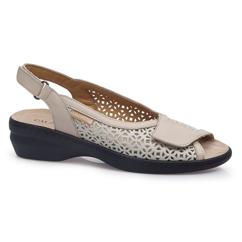 SANDALIAS CALZAMEDI ETINEA  BEIGE